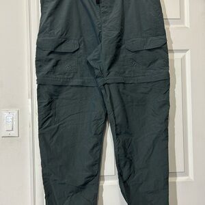 REI Women’s Convertible Hiking Cargo Performance Pants Relaxed Sz XL Gray